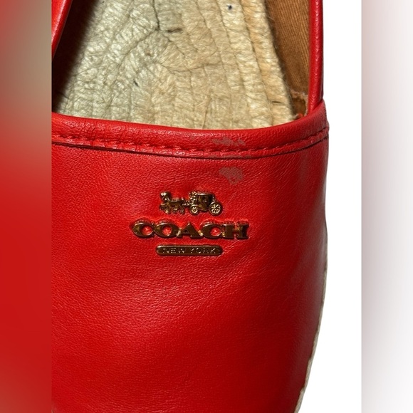 Coach Espadrille Flats  with Jute Sole 6 B - Picture 8 of 10